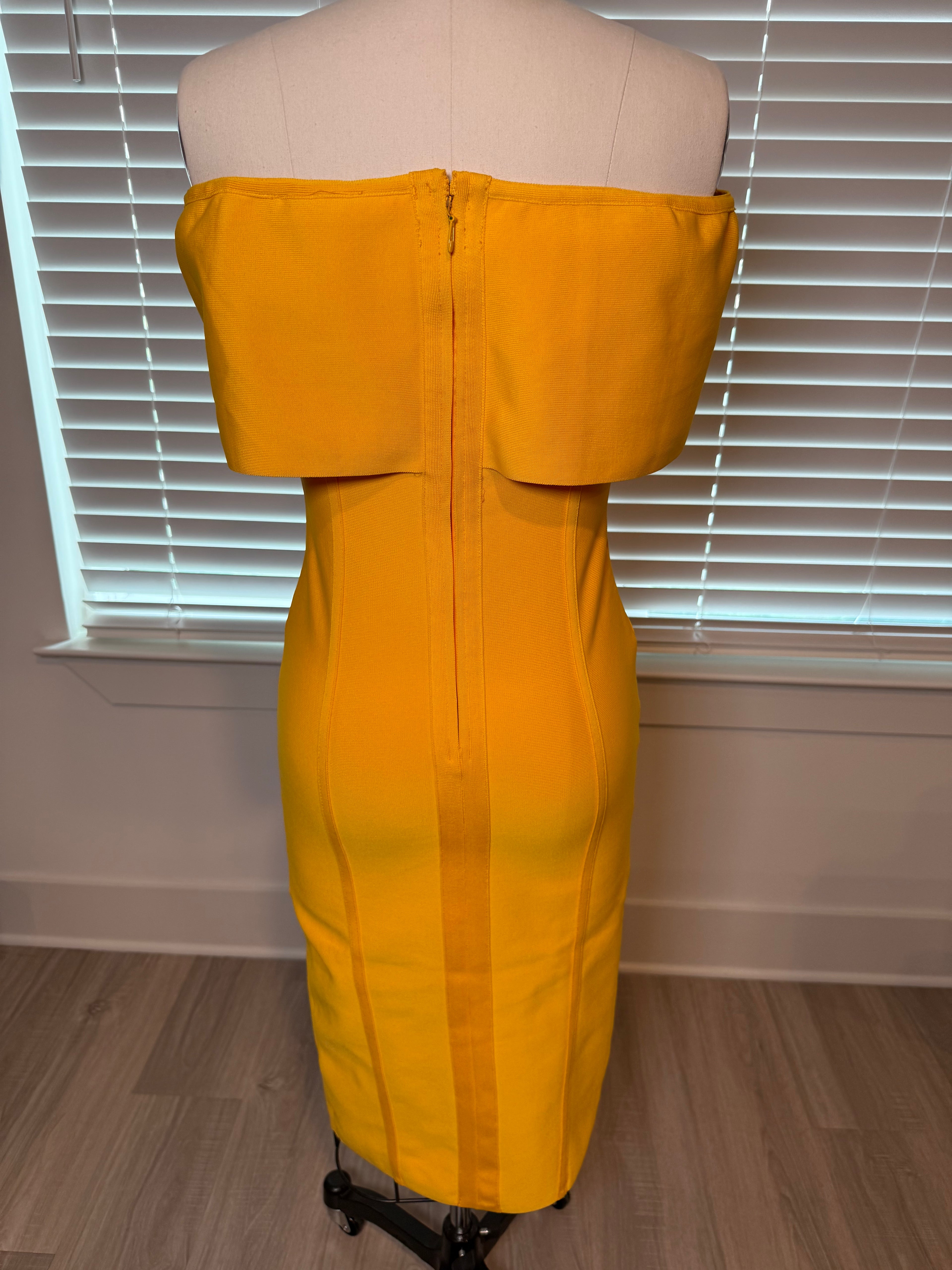 Yellow Off the Shoulder Dress (NEW)