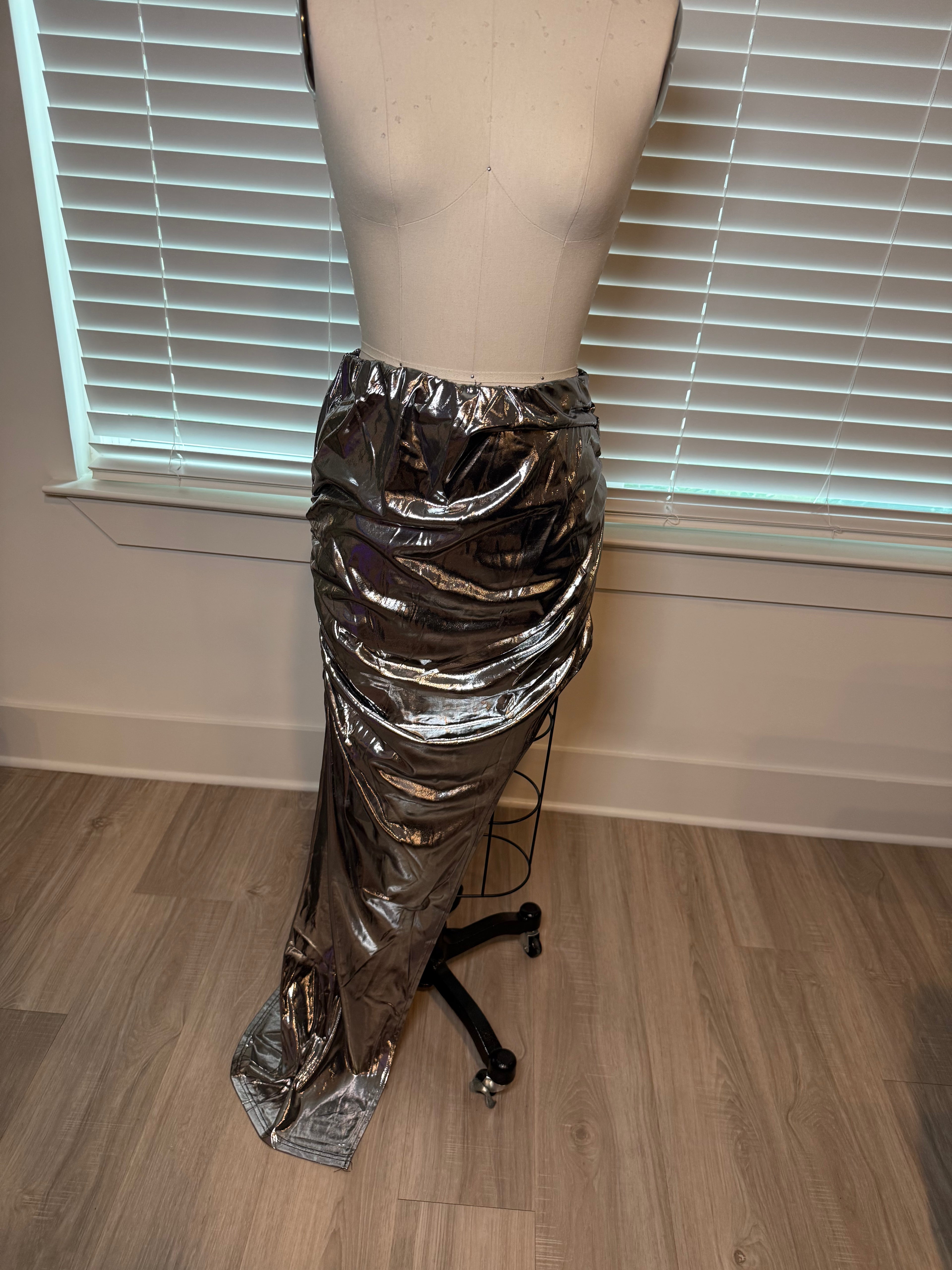 Silver A/Symmetrical Skirt