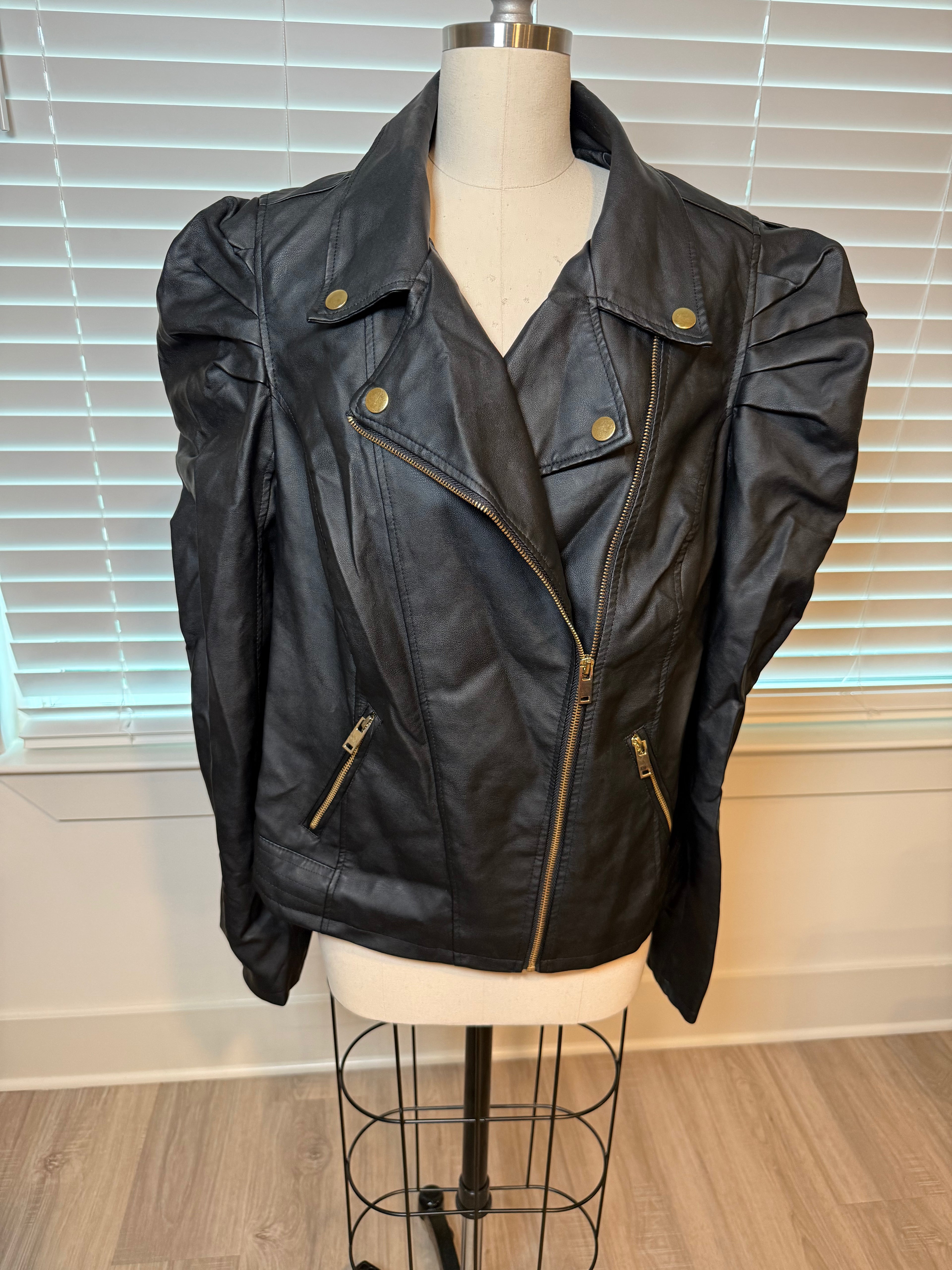 Leather Black Jacket