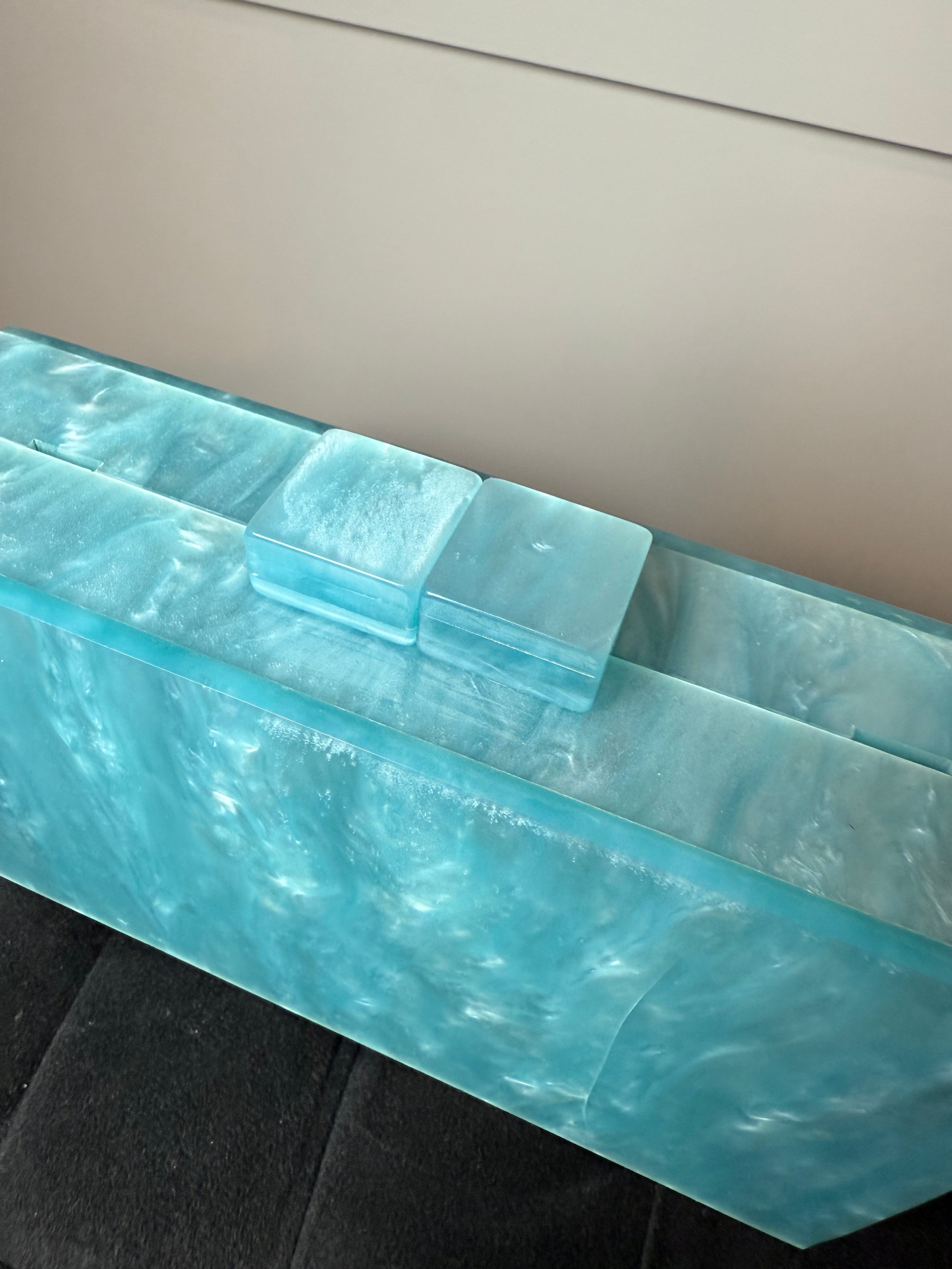 Light Blue Clutch