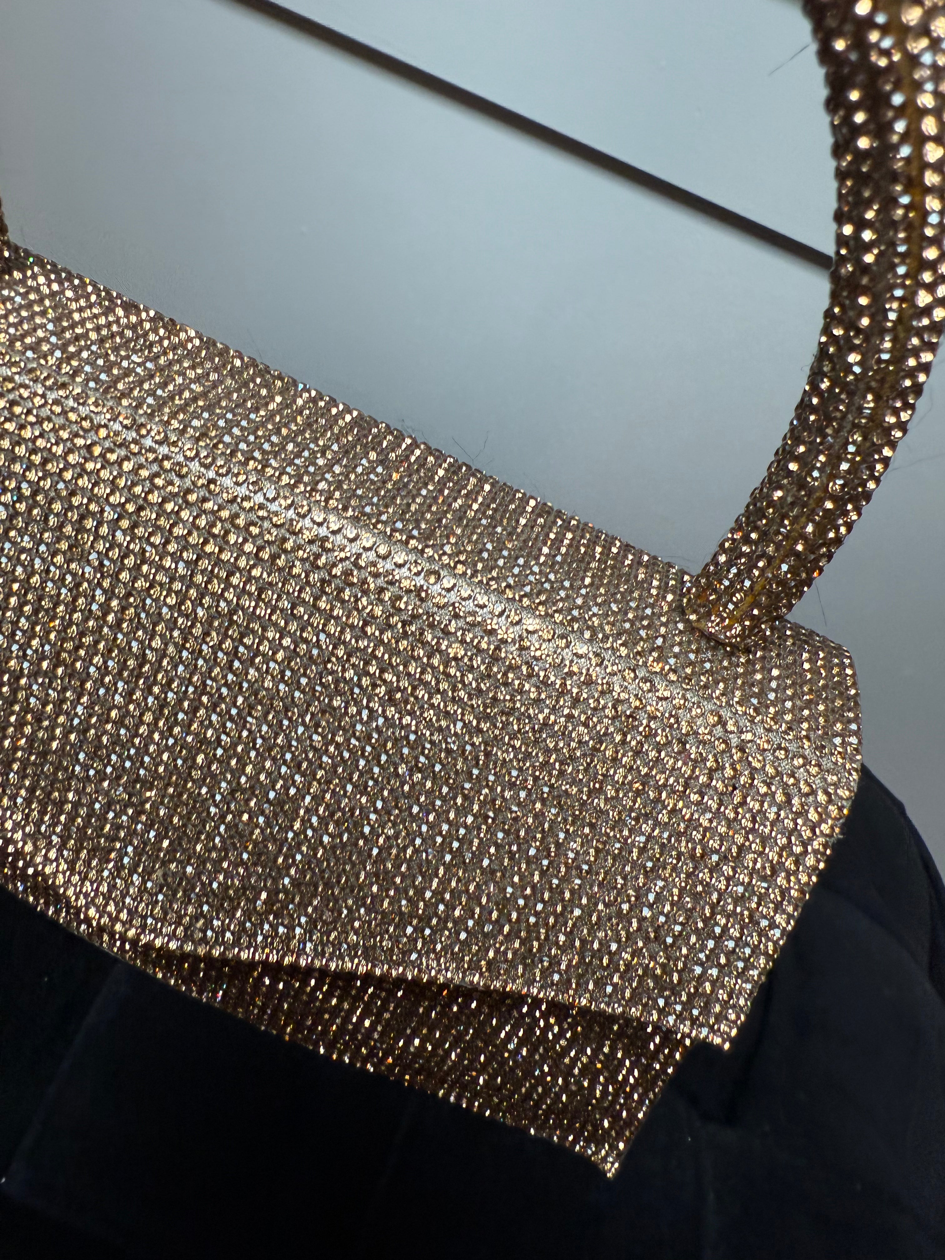 Gold Rhinestone Purse