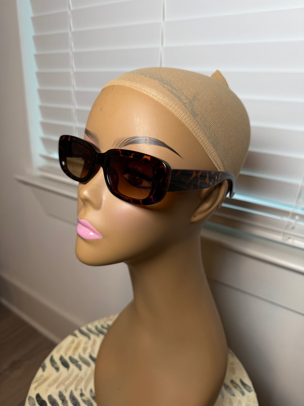 Leopard Oval Sunglasses