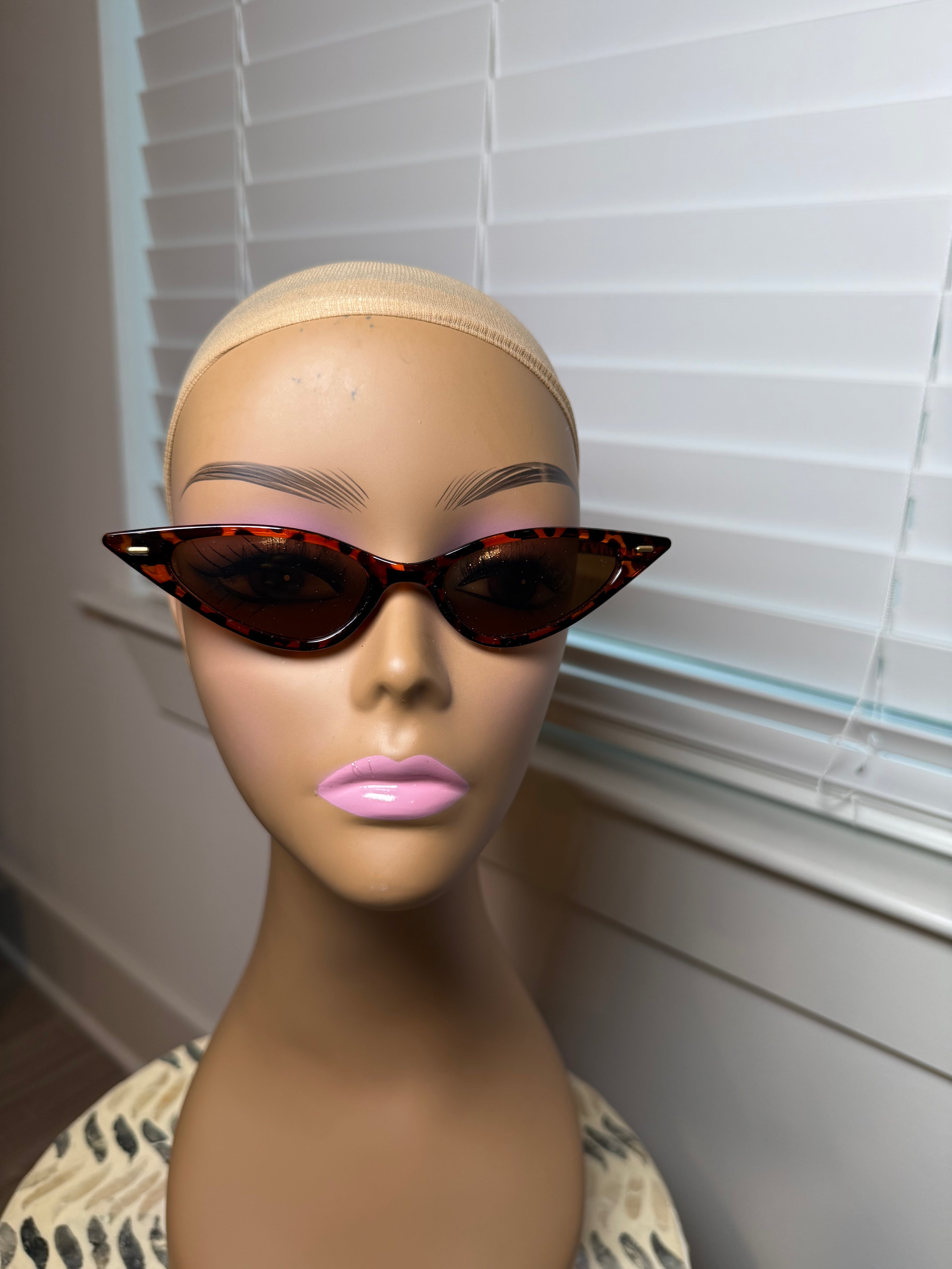 Leopard "Cat-Eye" Sunglasses