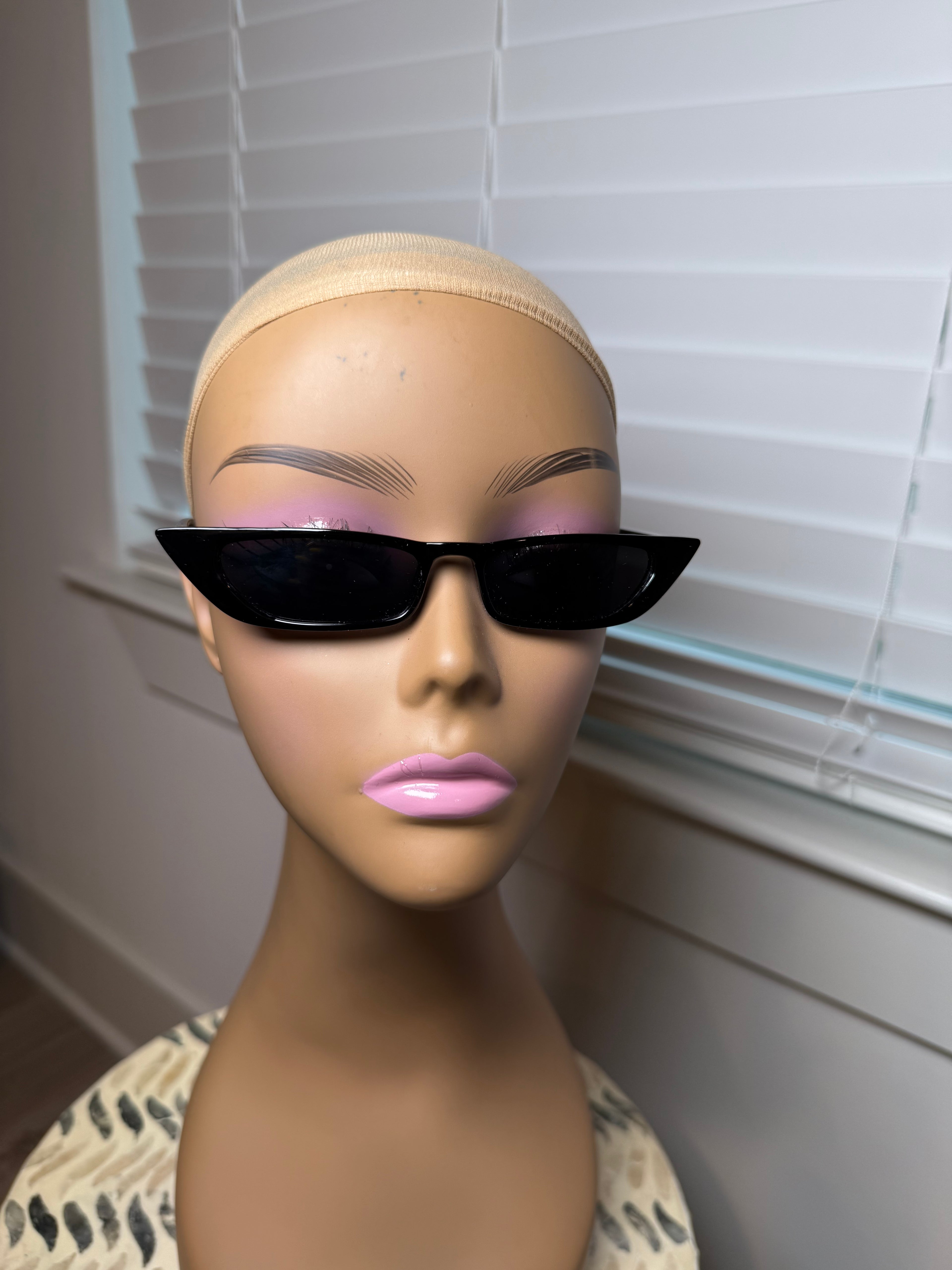 Black "Cat-Eye" Sunglasses