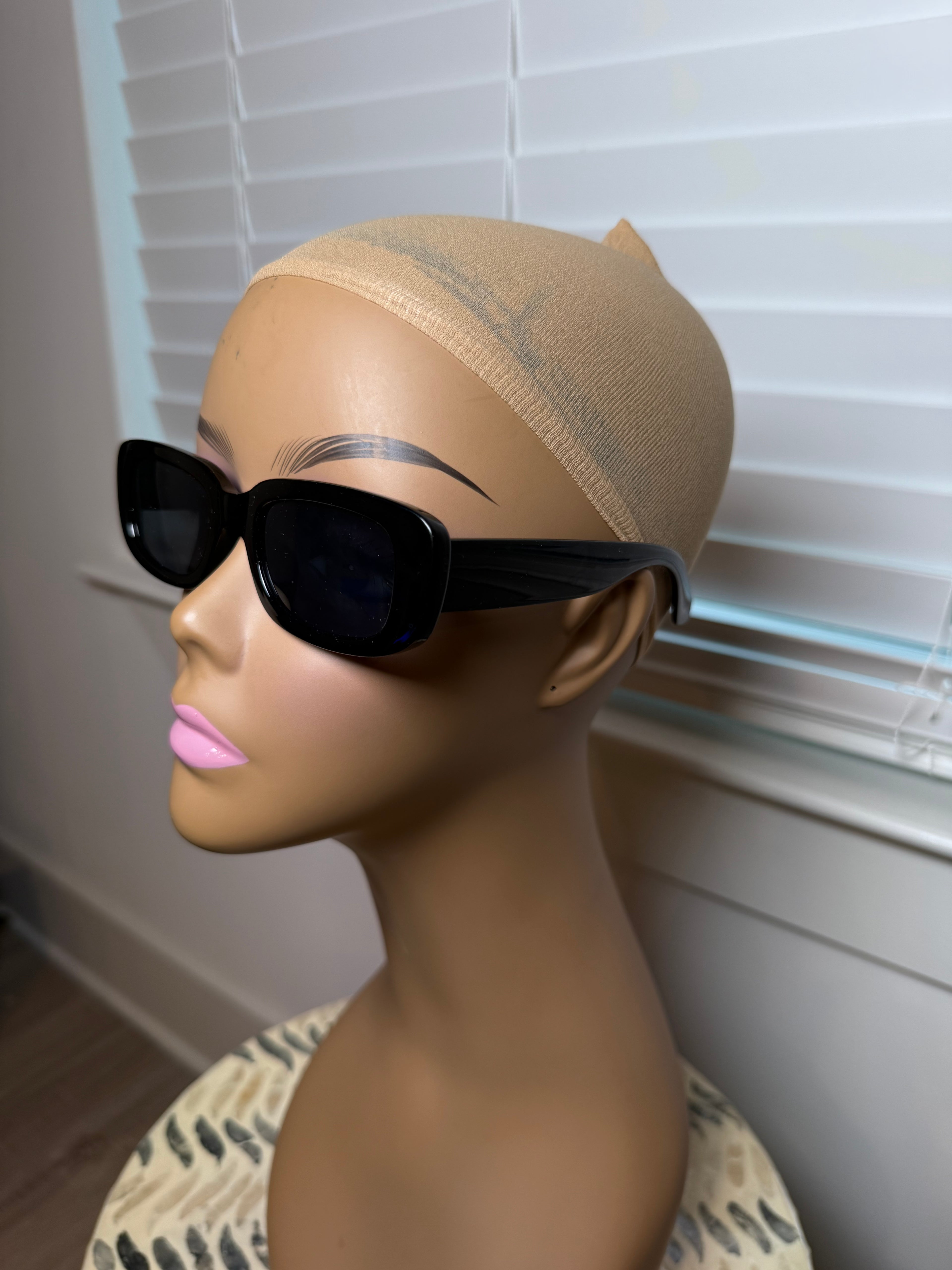 Black Oval Sunglasses