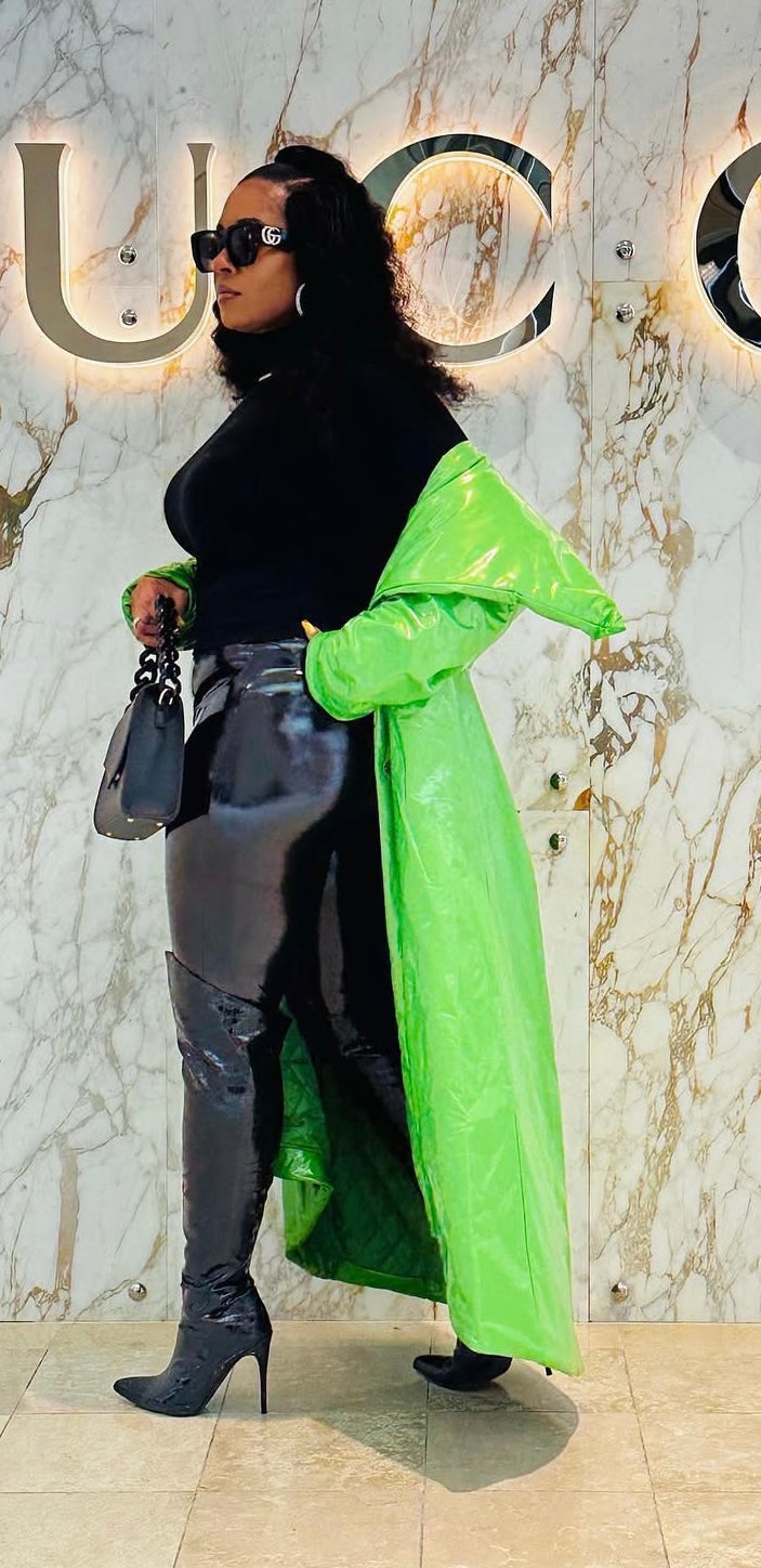Black Patent Leather Pants